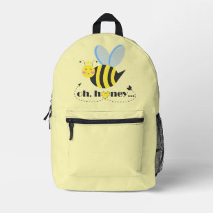 Oh Honey Valentines Queen Bee Charakter mit Tiara Bedruckter Rucksack