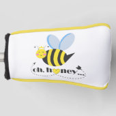 Oh Honey Valentines Queen Bee Charakter mit Tiara Golf Headcover (Vorderseite)