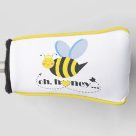 Oh Honey Valentines Queen Bee Charakter mit Tiara Golf Headcover