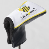 Oh Honey Valentines Queen Bee Charakter mit Tiara Golf Headcover (3/4 Vorderseite)
