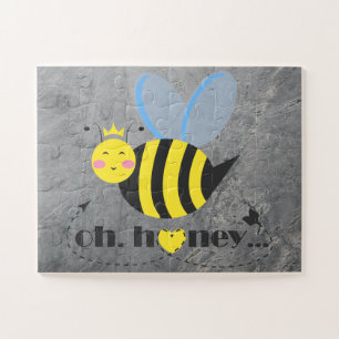 Oh Honey Valentines Queen Bee Charakter mit Tiara Puzzle