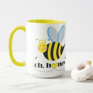 Oh Honey Valentines Queen Bee Charakter mit Tiara Tasse