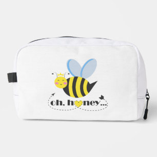 Oh Honey Valentines Queen Bee Charakter mit Tiara Waschbeutel