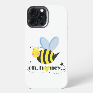 Oh Honey Valentinstag Königin Biene Charakter mit  iPhone 13 Pro Max Hülle