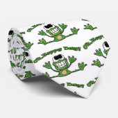 Oh, hoppy Day- Frosch Krawatte (Gerollt)