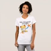 Oh Hoppy Day mit farbenfroher Mit Augen Baumfrosch T-Shirt (Vorne ganz)