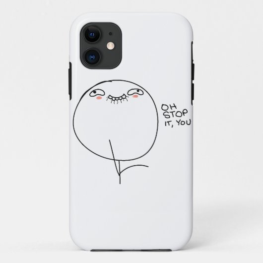 Oh, hör auf Meme Case-Mate iPhone Hülle (Rückseite)