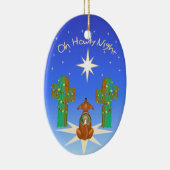 Oh Howly Night Keramik Ornament (Rechts)
