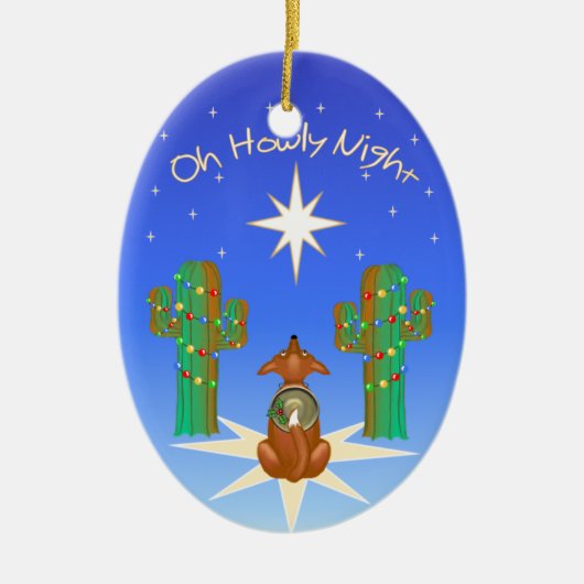Oh Howly Night Keramik Ornament (Vorne)