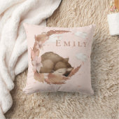 Oh, hübscher Hirsch und Wolken Stars Kinderzimmer- Kissen (Decke)