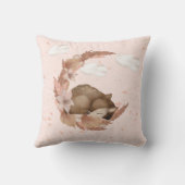 Oh, hübscher Hirsch und Wolken Stars Kinderzimmer- Kissen (Rückseite)