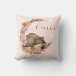 Oh, hübscher Hirsch und Wolken Stars Kinderzimmer- Kissen