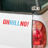 Oh Hügel nein! Autoaufkleber (Auf Lkw)