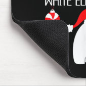 Oh I Cked The Wrong White Elephant Ugly Christmas  Mousepad (Ecke)