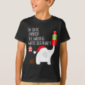 Oh I Cked The Wrong White Elephant Ugly Christmas T-Shirt (Vorderseite)