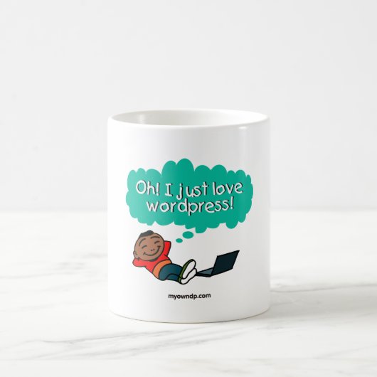 Oh i-Liebe Wordpress Kaffeetasse (Mittel)