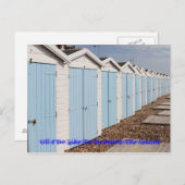 Oh, ich bin gerne am Meer Postkarte (Vorne/Hinten)