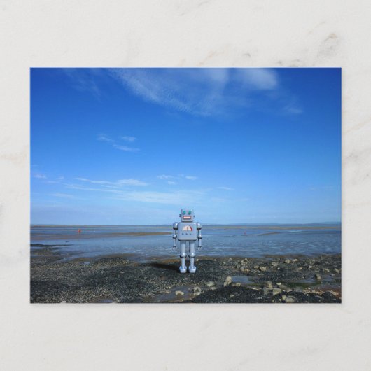 Oh, ich bin gerne am Meer Postkarte (Vorderseite)