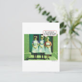 Oh, ich kann kaum warten! postkarte (Stehend Vorderseite)