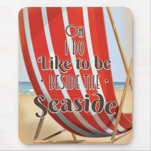 Oh, ich mag es gerne am Meer zu sein Mousepad