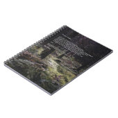 Oh, ich! Oh, das Leben! Walt Whitman Poem Wooded P Notizblock (Linke Seite)