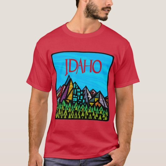 OH IDAHO Übergröße T-Shirt (Vorderseite)