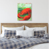 Oh, Ihr Hummer-Szene Leinwanddruck (Insitu (Schlafzimmer))