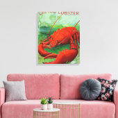 Oh, Ihr Hummer-Szene Leinwanddruck (Insitu (Wohnzimmer))
