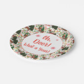 Oh, irre was für ein Jahr ein sonniger Urlaub Pappteller (Schrägansicht)