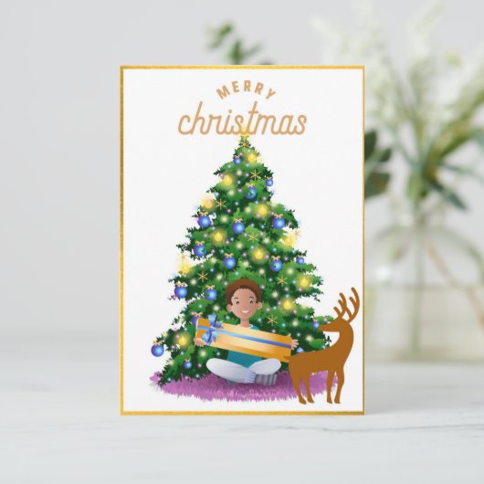 oh irsche Weihnachtskarten 2022 Dankeskarte (Stehend Vorderseite)