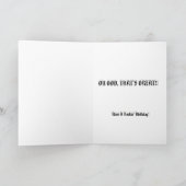 "Oh ist Gott, der große" Gruß-Karten! Karte (Innenseite)