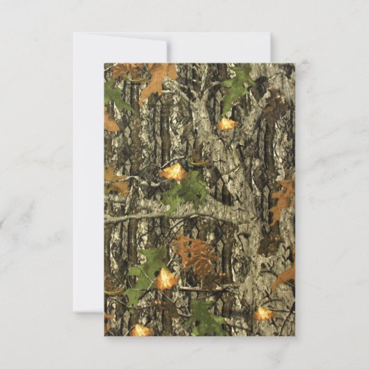 Oh ist Rotwild, ein kleiner Dollar auf seiner Einladung (Rückseite)