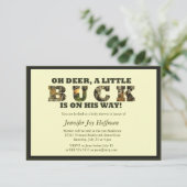 Oh ist Rotwild, ein kleiner Dollar auf seiner Einladung (Stehend Vorderseite)