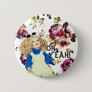 Oh, ja flippiger Knopf Button