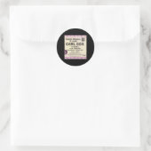 Oh ja Oh ja ja ja Portrush Ticket Sticker (Tasche)