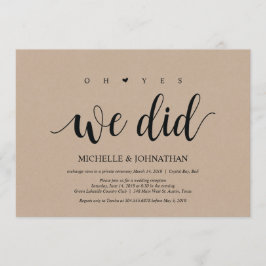 Oh ja, wir haben Einladungskarten für Hochzeiten e