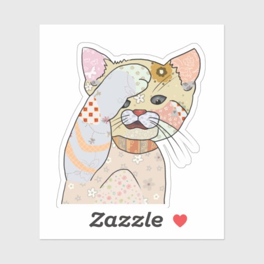 Oh je aufkleber (Blatt)