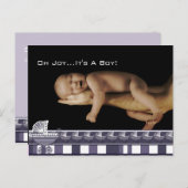 Oh, Joy. Das ist ein Baby! Lila könnte Junge oder Postkarte (Vorne/Hinten)