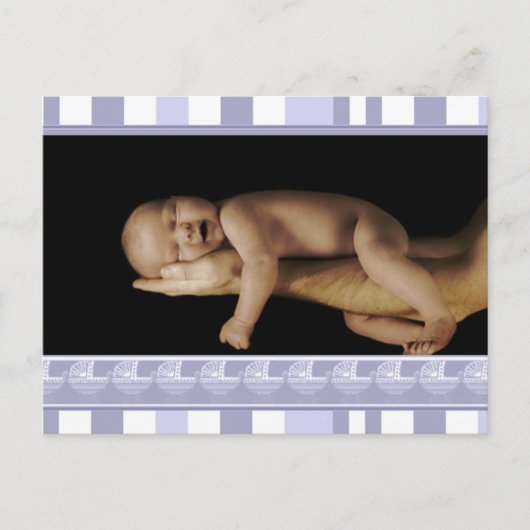 Oh, Joy. Das ist ein Junge! Postkarte (Vorderseite)