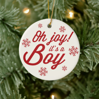 Oh, Joy Es ist eine junge Foto Urlaub Geburtstagsk Keramikornament