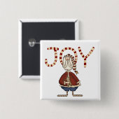 Oh, Joy Es sind Weihnachtsgeschenke und T - Shirt Button (Vorne & Hinten)