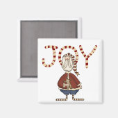 Oh, Joy Es sind Weihnachtsgeschenke und T - Shirt Magnet (Vorderseite/Rückseite)
