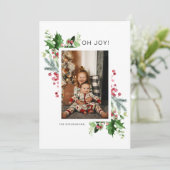 Oh Joy Foto Weihnachts-Grußkarte (Stehend Vorderseite)