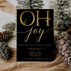 Oh Joy Gold Weihnachten Party Einladungen