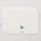 Oh Joy Holiday Foto Geburtsankündigung Feiertagskarte (Rückseite)