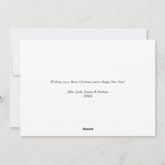 Oh Joy Weihnachtskarte Feiertagskarte (Rückseite)