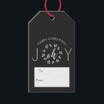 Oh Joy Wreath Christmas Geschenkanhänger<br><div class="desc">"Oh Joy" Weihnachtsgeschenk-Tag - die Sammlung von passenden Produkten ist in unserem Shop, Zazzle.com/doodlelulu* erhältlich. Kontaktieren Sie uns, wenn Sie dieses Design für Ihre spezifische Anzahl von Fotos modifiziert haben möchten oder wenn Sie dieses Design für ein bestimmtes Produkt benötigen, um ein passendes Objekt zu erstellen. Vielen Dank, dass Sie...</div>