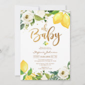 Oh Junge Baby Shower Einladung (Vorderseite)