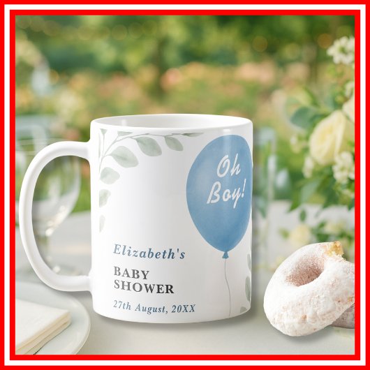 Oh Junge Baby Shower Kaffeetasse