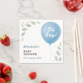 Oh Junge Baby Shower Serviette (Beispiel)